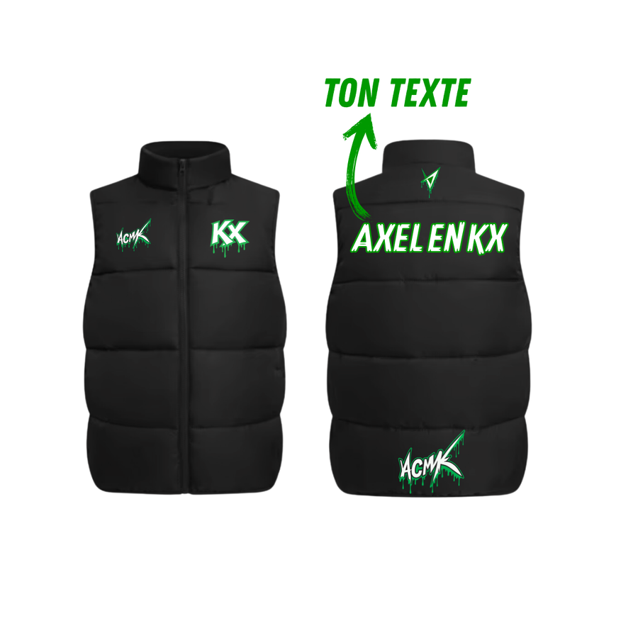 Doudoune sans manches SHADOW - KX - Personnalisée