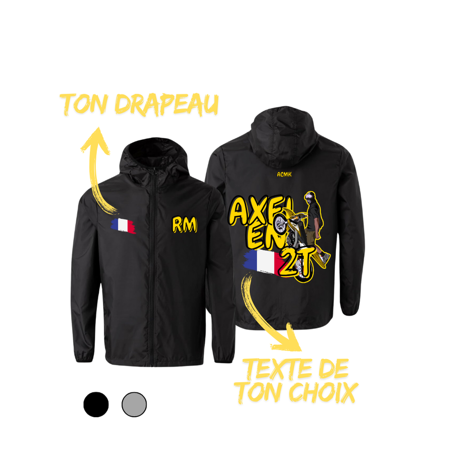 Coupe vent - RM FLAG EDITION - personnalisé