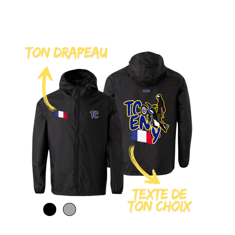 Coupe vent - TC FLAG EDITION - personnalisé
