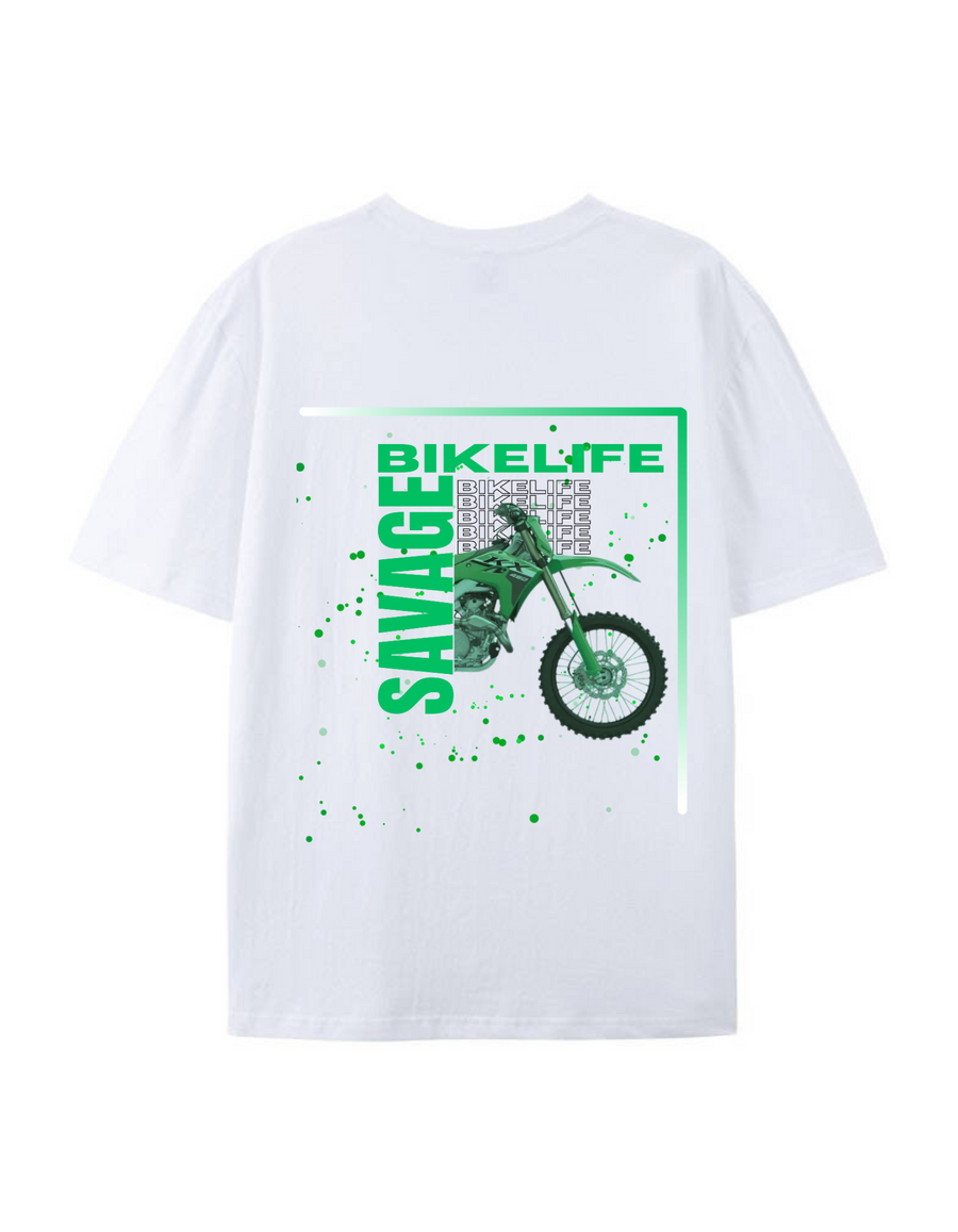 Tee-shirt à manches courtes SAVAGE KX - Blanc