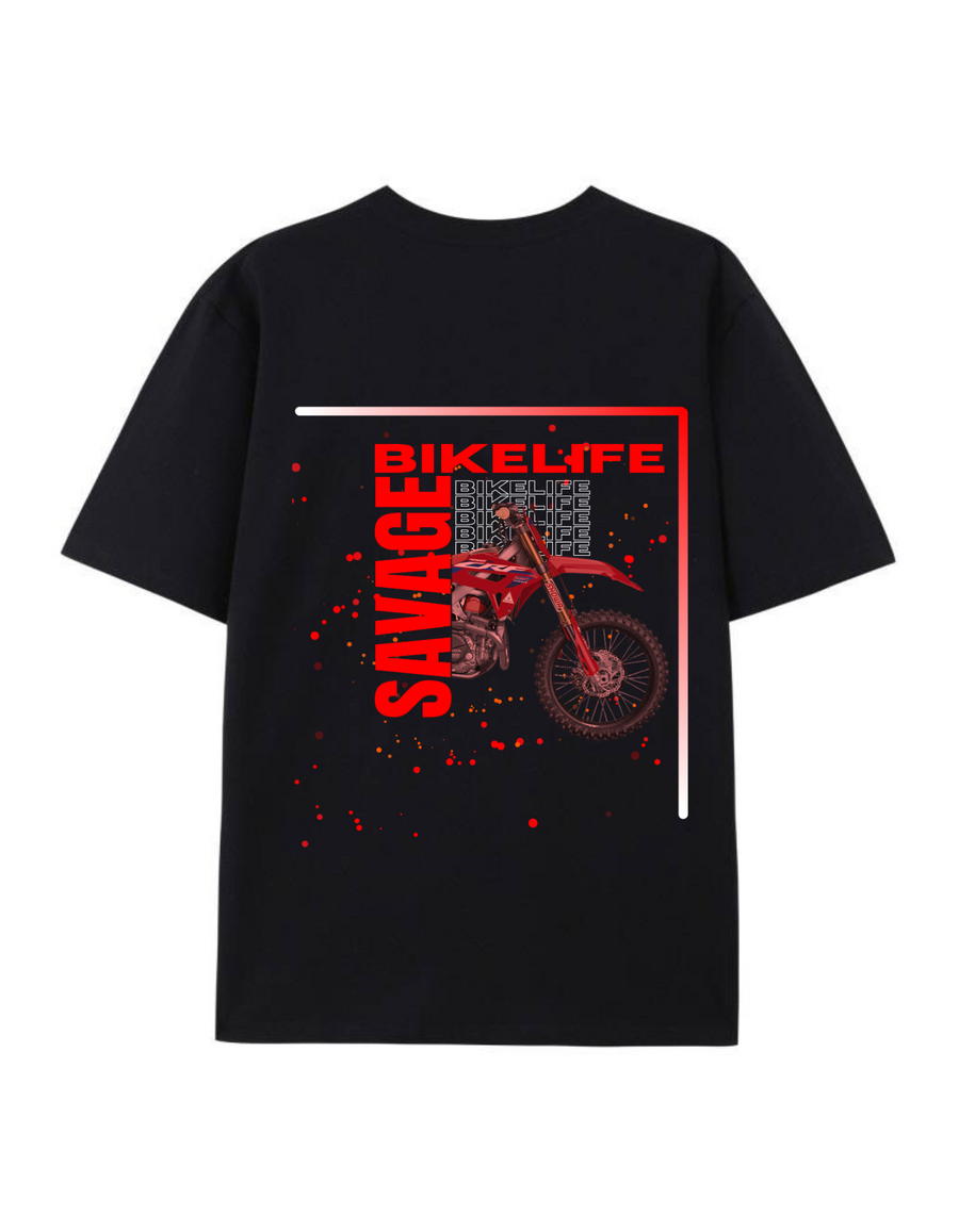 Tee-shirt à manches courtes SAVAGE CR - Noir