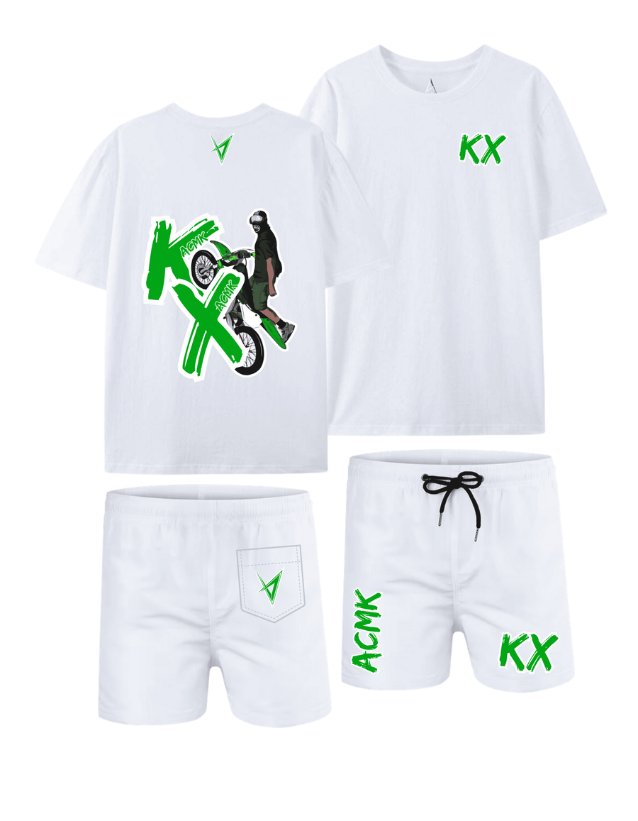 Ensemble KX summer personnalisé - Blanc